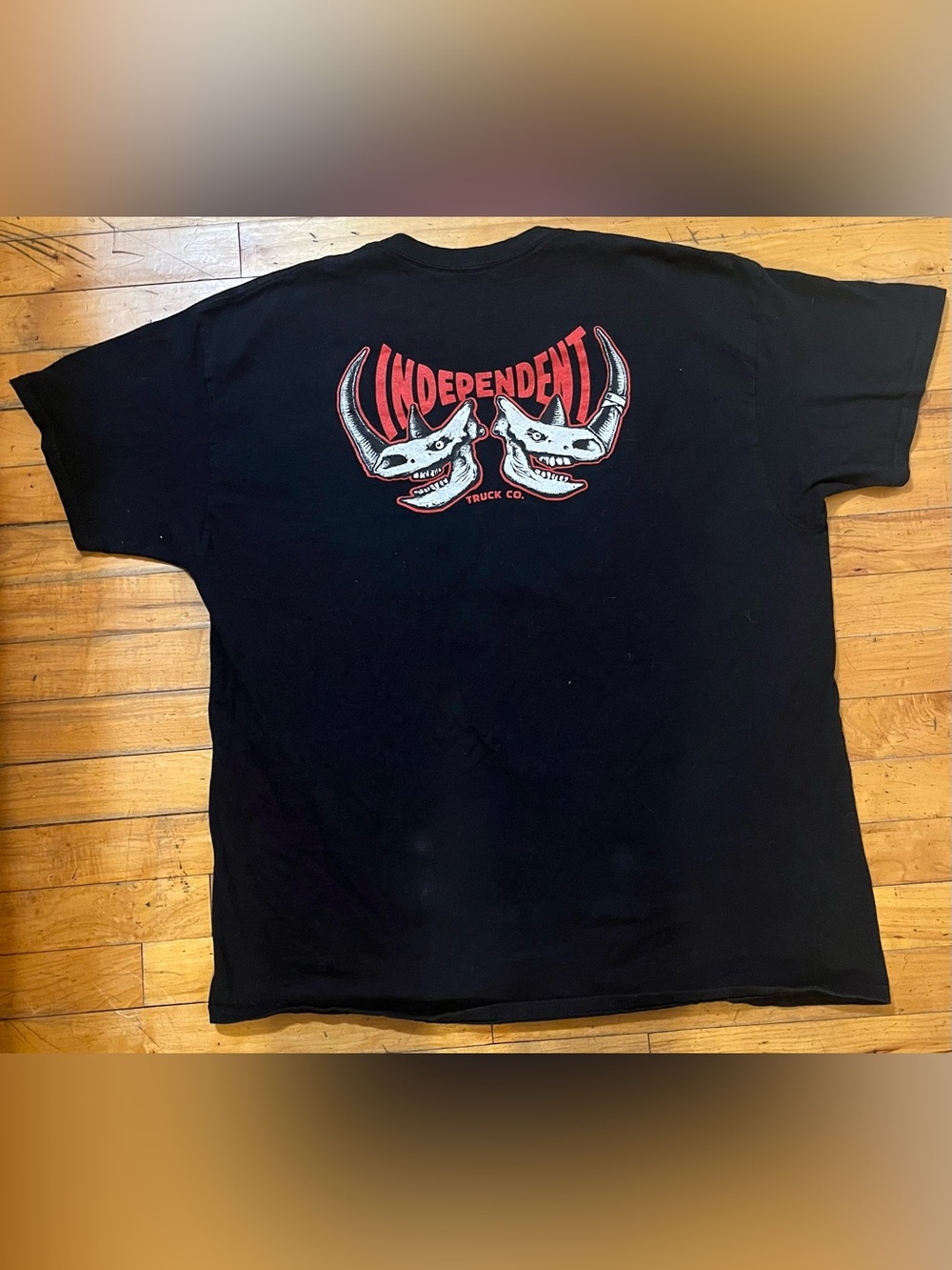 Independent Truck Co. Short Sleeve Black T Shirt 100% Cotton (XL) Unisex